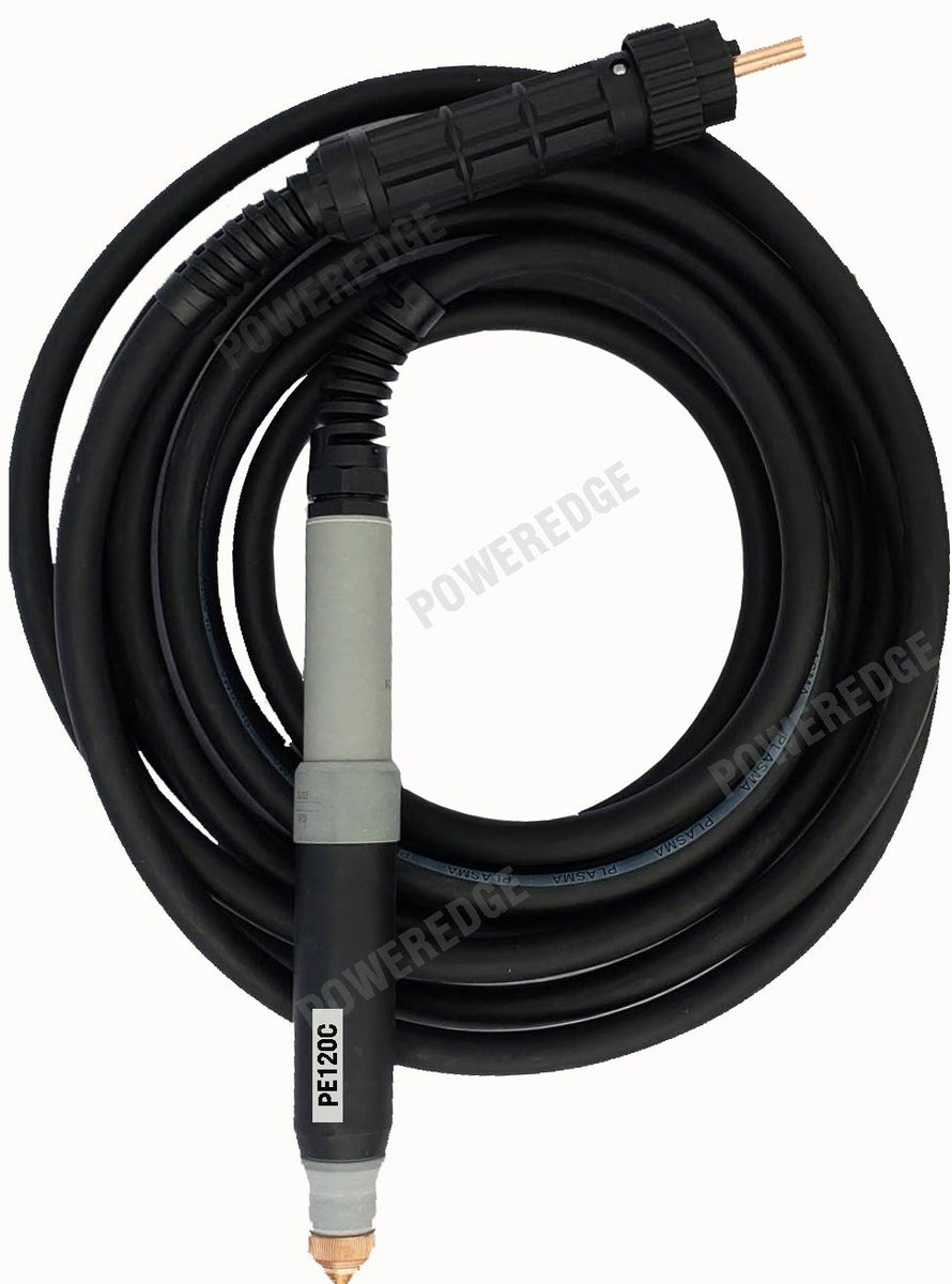 PE120C,blowback plasma cut torch 26ft PowerEdge Cutter