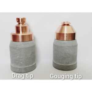 Drag tip / Gouging tip /Ohmic sensing retain cap for IPT100 / PT100 / IPTM100 plasma cut torch