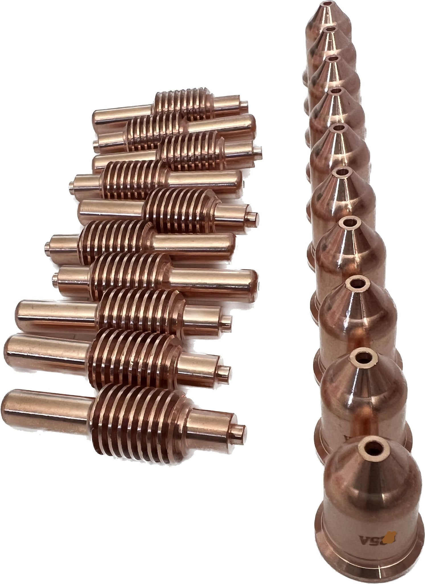 5Pcs 85A Plasma Cutter Nozzle Tips 220797 - Fit MAX85 Plasma Torch, Copper Consumables For Cutting Steel, Aluminum, Copper
