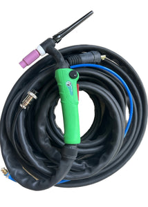 TIG torch TIG18F water cooled/flex head/thumb controlled torch.