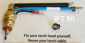 IPT80 plasma cut torch for PowerEdge80 (handheld torch)